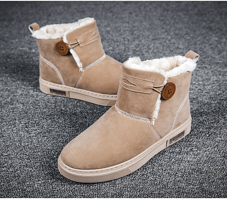 Title 14, Mens warm snow boots with velvet cotton lining...