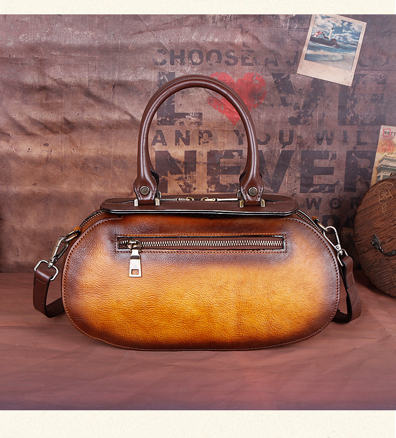 Title 7, Cowhide diagonal handbag, stylish and durable. ...