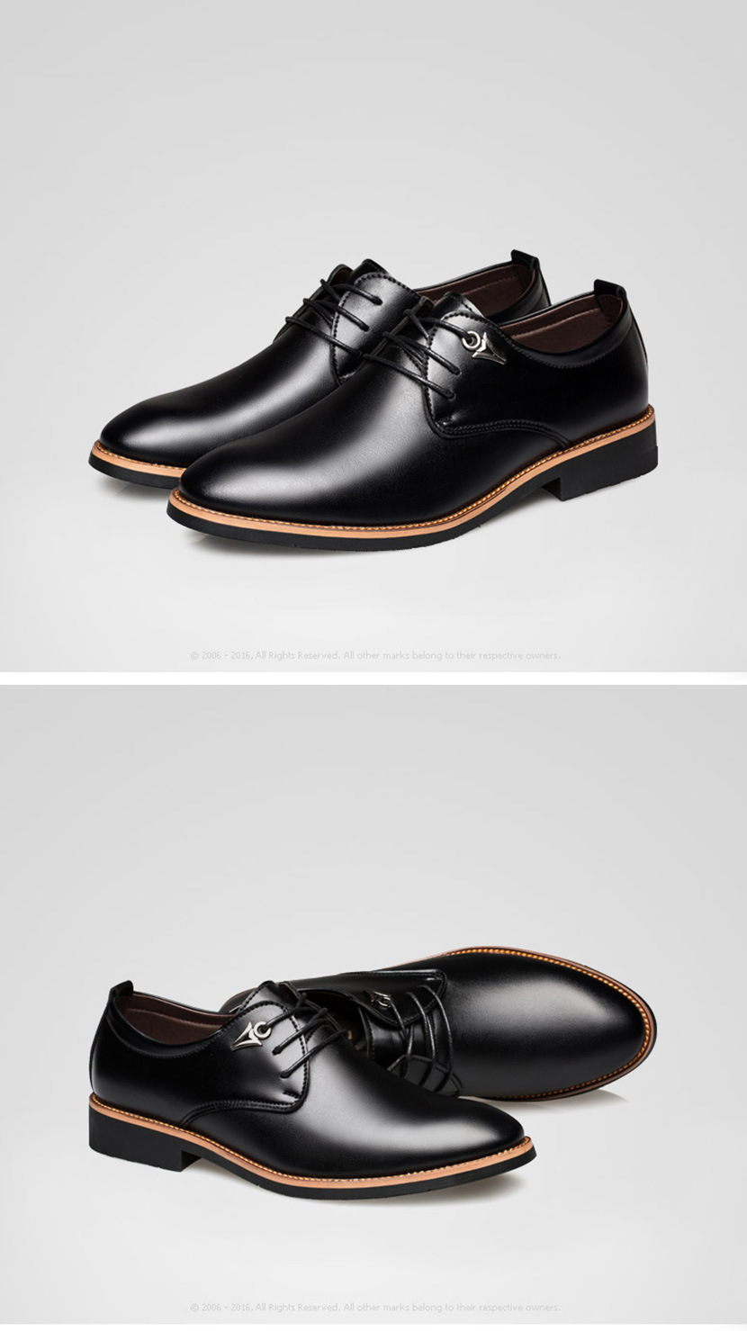 Title 6, Herren Business Casual Lederschuhe Stilvolle Le...