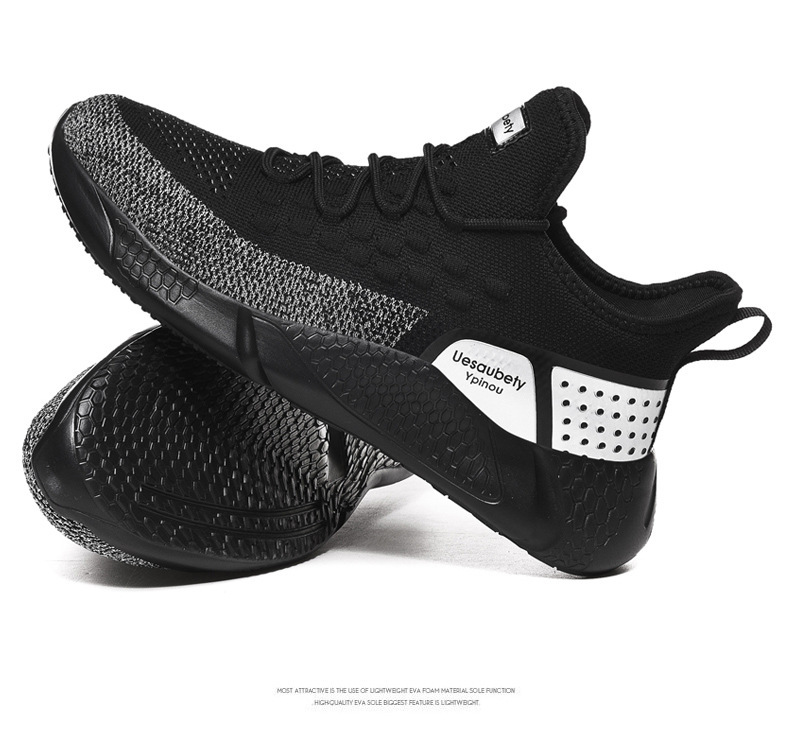 Title 12, Fashionable flying knit running shoes