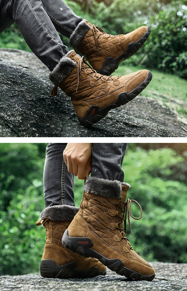 Title 8, Mens Non-Slip Snow Boots Stay safe and warm th...