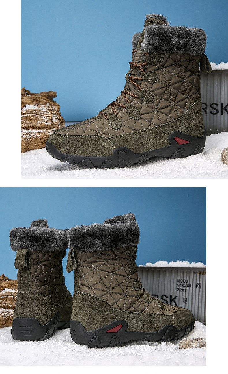 Title 16, Mens Non-Slip Snow Boots Stay safe and warm th...