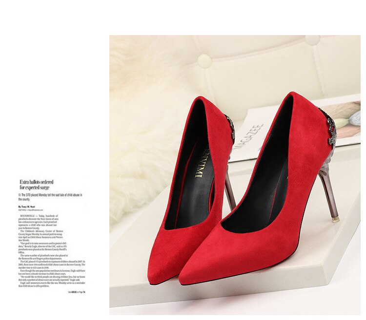 Title 3, Sexy Pumps Super 9.5 cm High Heels Temperament ...