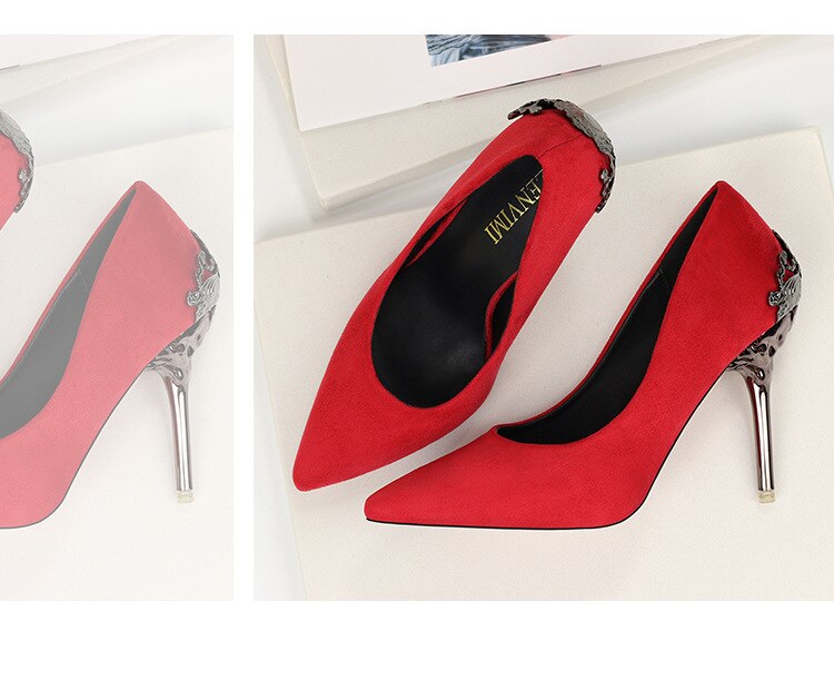 Title 4, Sexy Pumps Super 9.5 cm High Heels Temperament ...