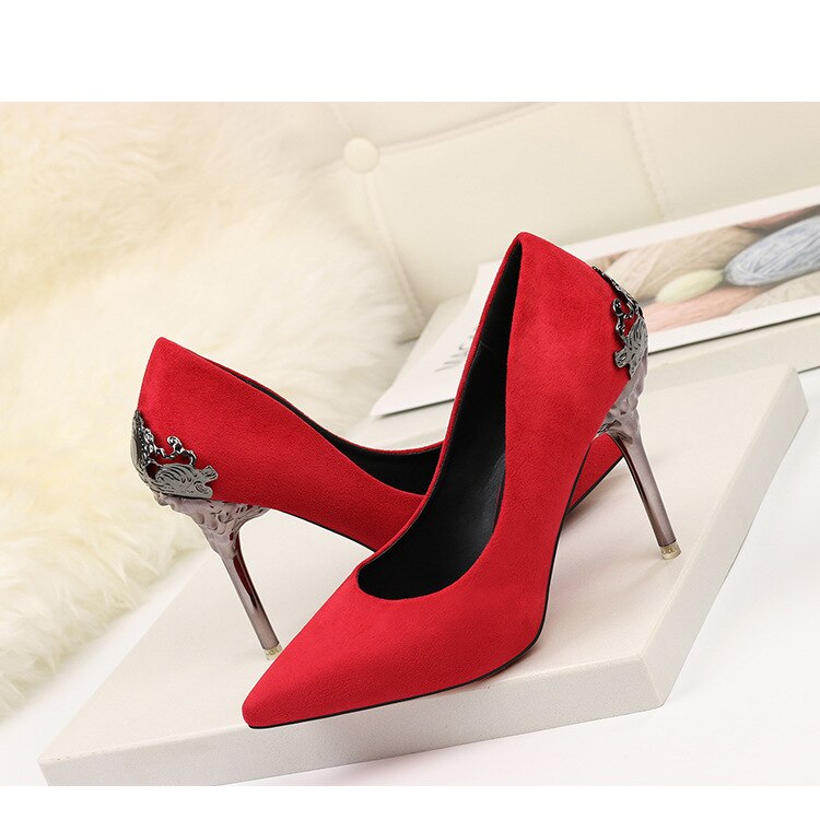 Title 5, Sexy Pumps Super 9.5 cm High Heels Temperament ...