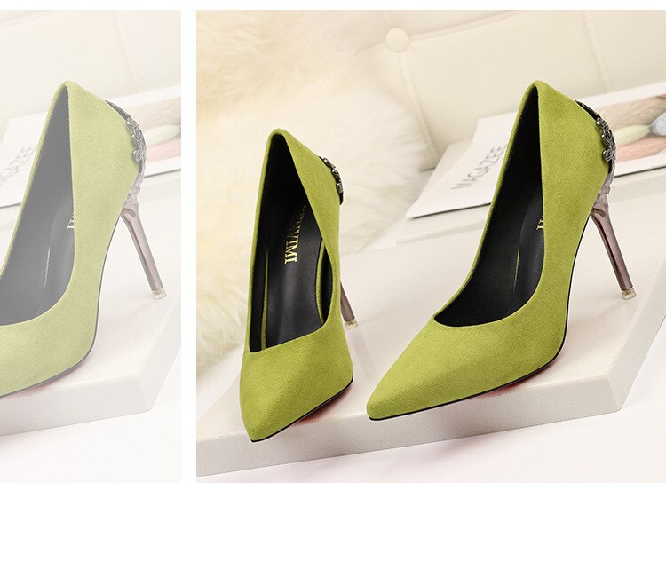 Title 12, Sexy Pumps Super 9.5 cm High Heels Temperament ...