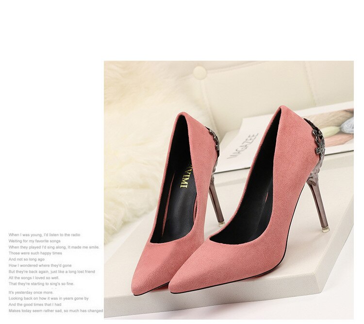 Title 18, Sexy Pumps Super 9.5 cm High Heels Temperament ...