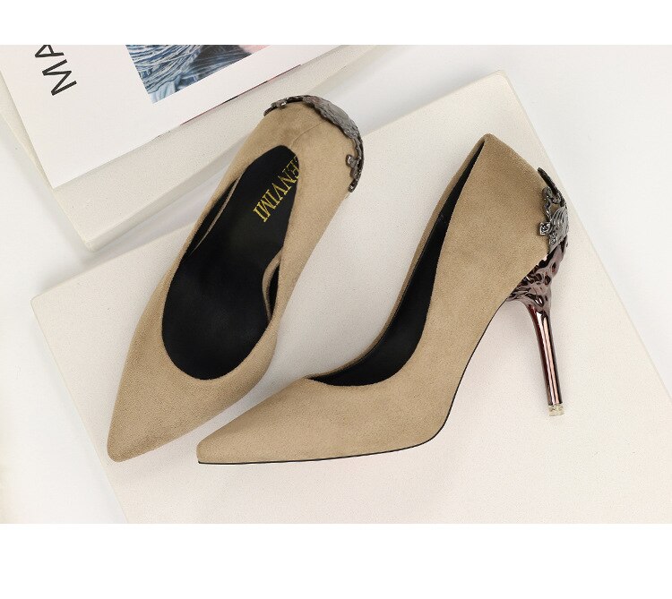 Title 24, Sexy Pumps Super 9.5 cm High Heels Temperament ...