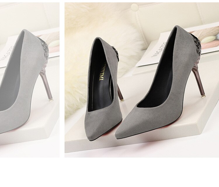 Title 27, Sexy Pumps Super 9.5 cm High Heels Temperament ...