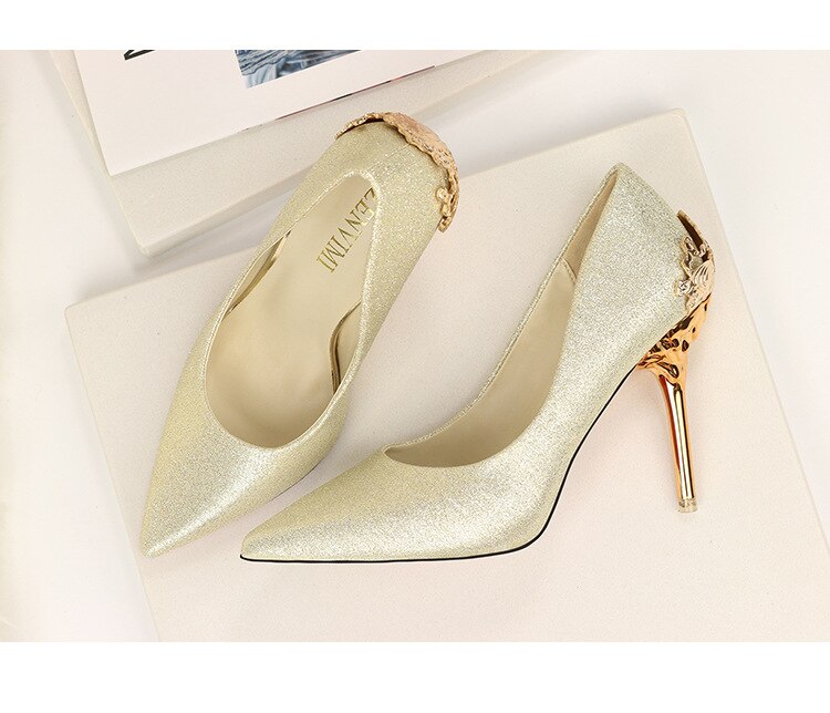 Title 39, Sexy Pumps Super 9.5 cm High Heels Temperament ...