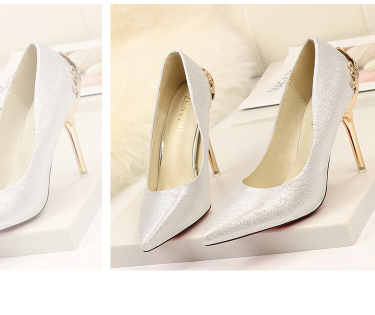 Title 42, Sexy Pumps Super 9.5 cm High Heels Temperament ...