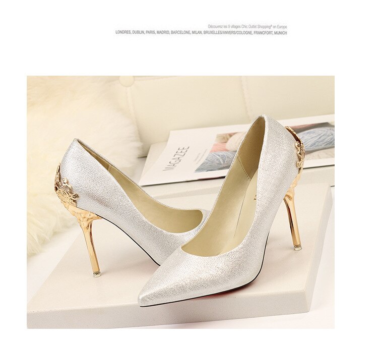 Title 45, Sexy Pumps Super 9.5 cm High Heels Temperament ...