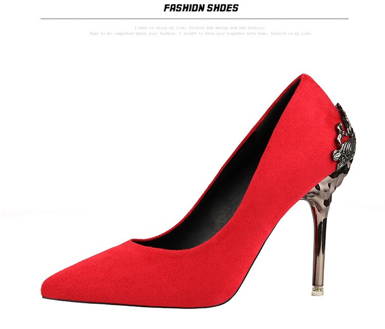 Title 50, Sexy Pumps Super 9.5 cm High Heels Temperament ...