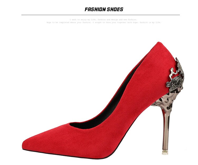 Title 51, Sexy Pumps Super 9.5 cm High Heels Temperament ...