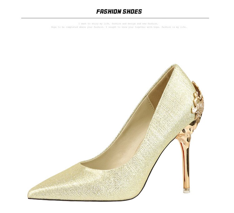 Title 65, Sexy Pumps Super 9.5 cm High Heels Temperament ...