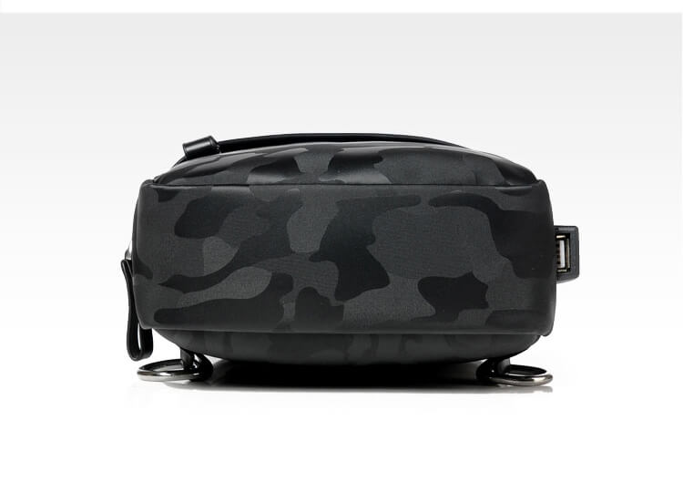 Title 15, Bolsa masculina camuflada de um ombro só, trans...