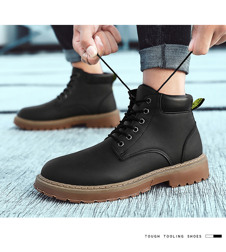 Title 3, Herren Martin Stiefel High Top im britischen Re...