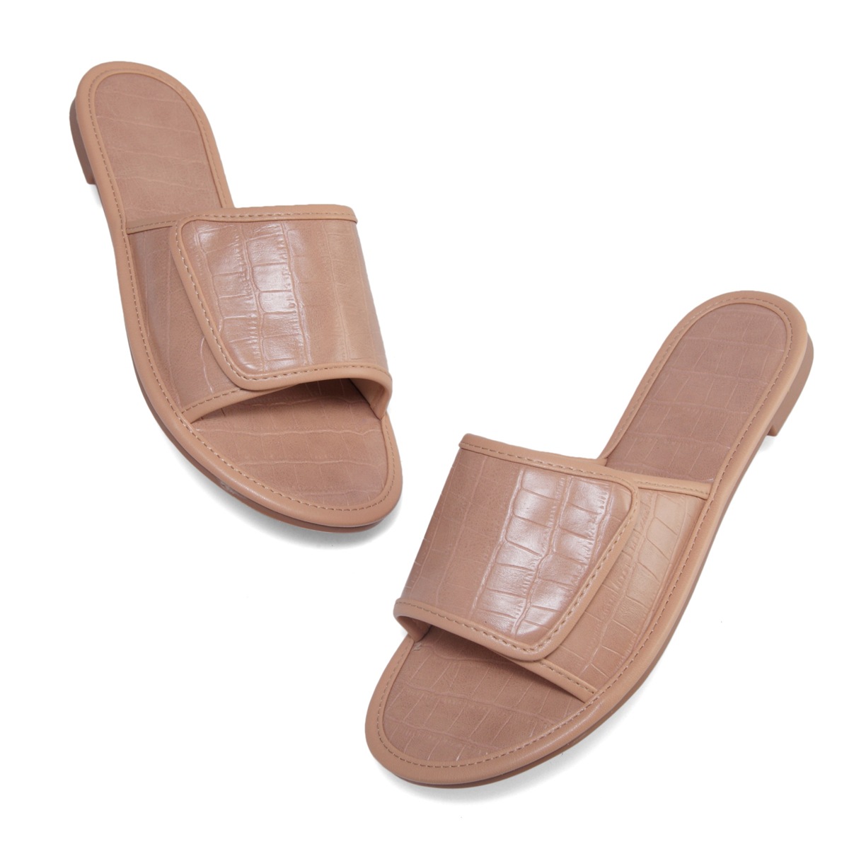 Title 9, Stone Pattern One-Step Sandals and Slippers wit...