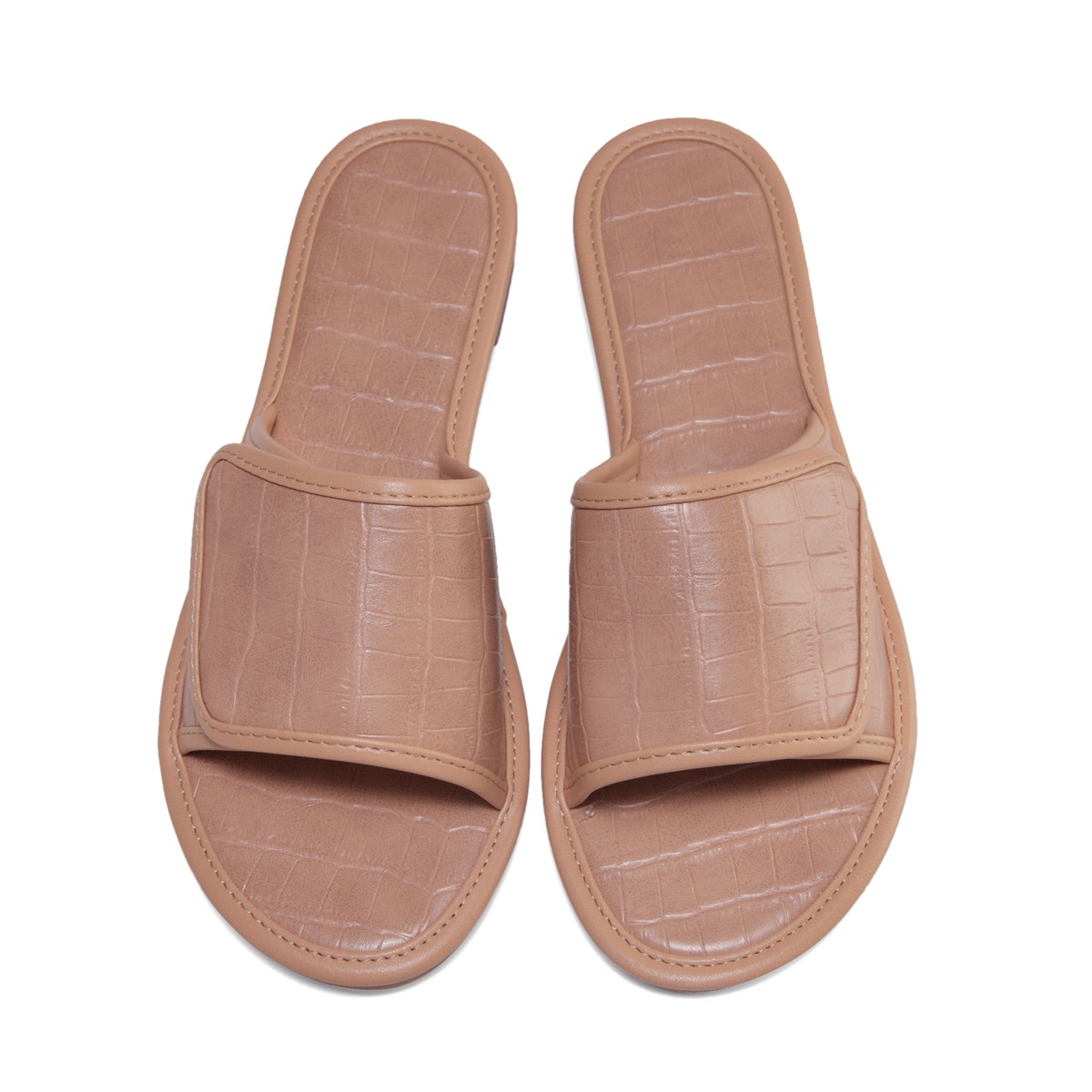 Title 11, Stone Pattern One-Step Sandals and Slippers wit...