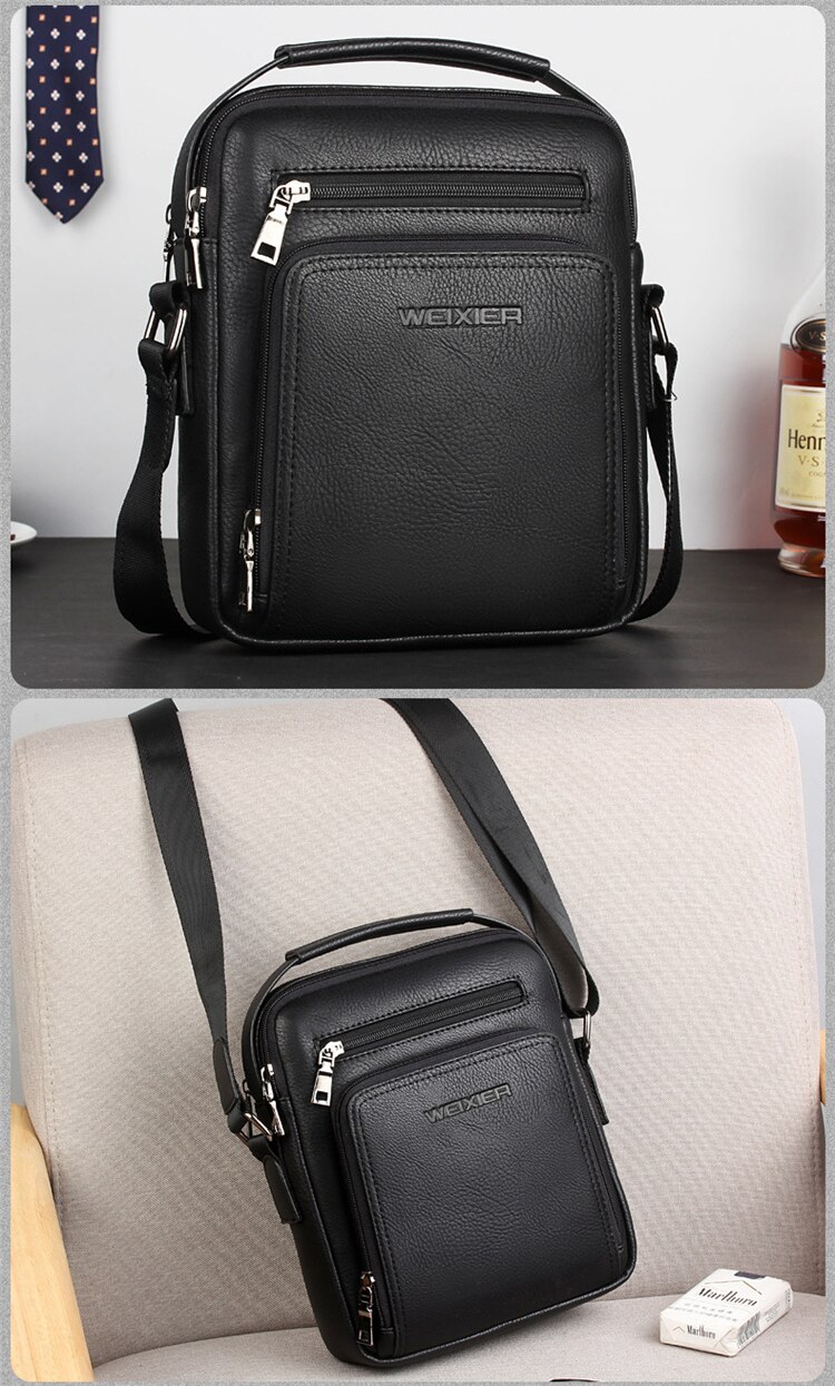 Title 4, Heren Messenger Bag Waterdicht met Laptopvak en...