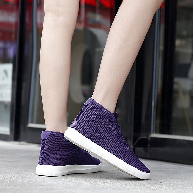 Title 5, Casual Fly Woven Breathable Middle Cut A Shoes...