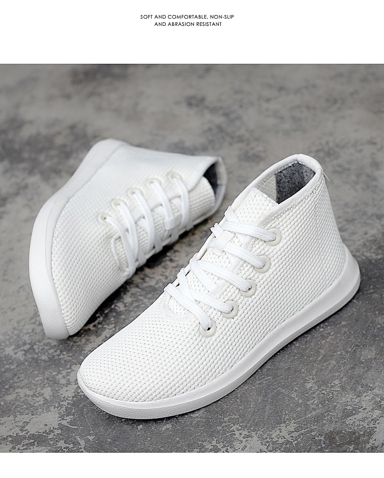 Title 30, Casual Fly Woven Breathable Middle Cut A Shoes...