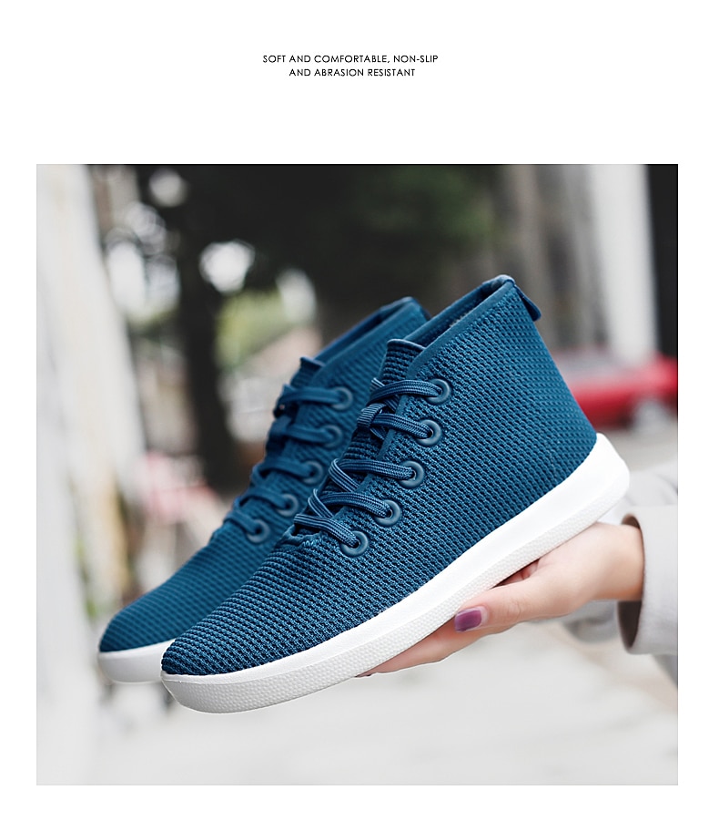 Title 32, Casual Fly Woven Breathable Middle Cut A Shoes...