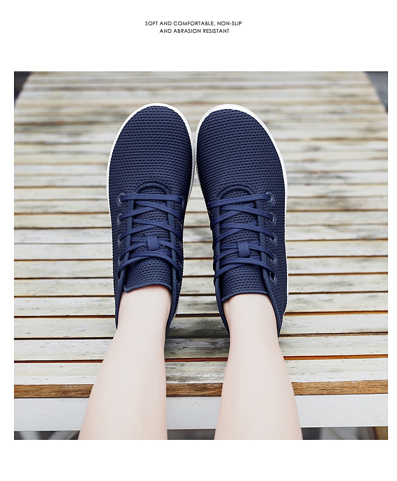 Title 39, Casual Fly Woven Breathable Middle Cut A Shoes...