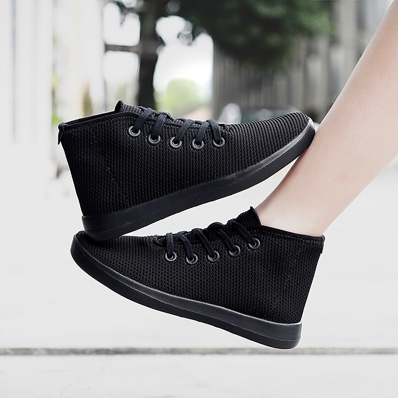 Title 43, Casual Fly Woven Breathable Middle Cut A Shoes...