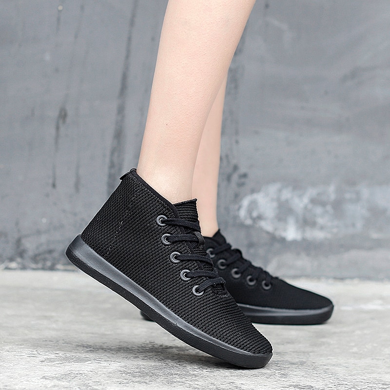 Title 45, Casual Fly Woven Breathable Middle Cut A Shoes...