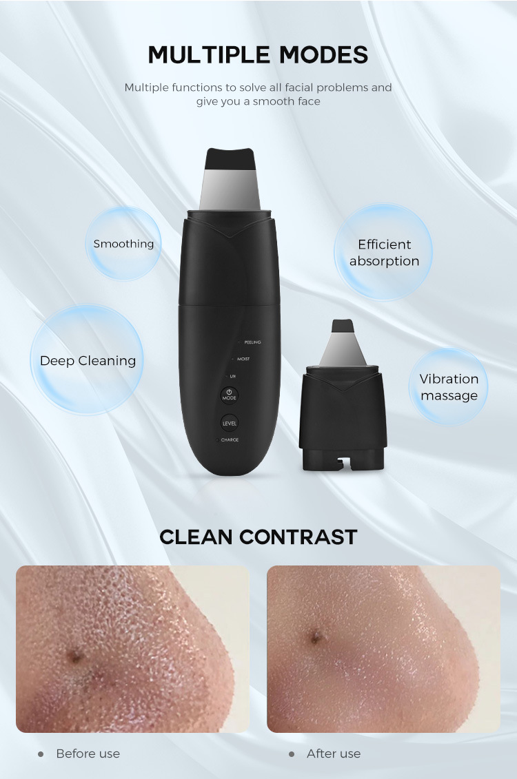 Title 8, Ultrasonic facial cleanser for beauty, blackhea...