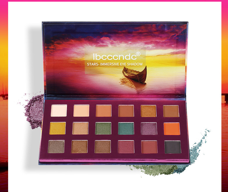 Title 12, Nova Paleta de Sombras Flutuantes Sunset Crie l...