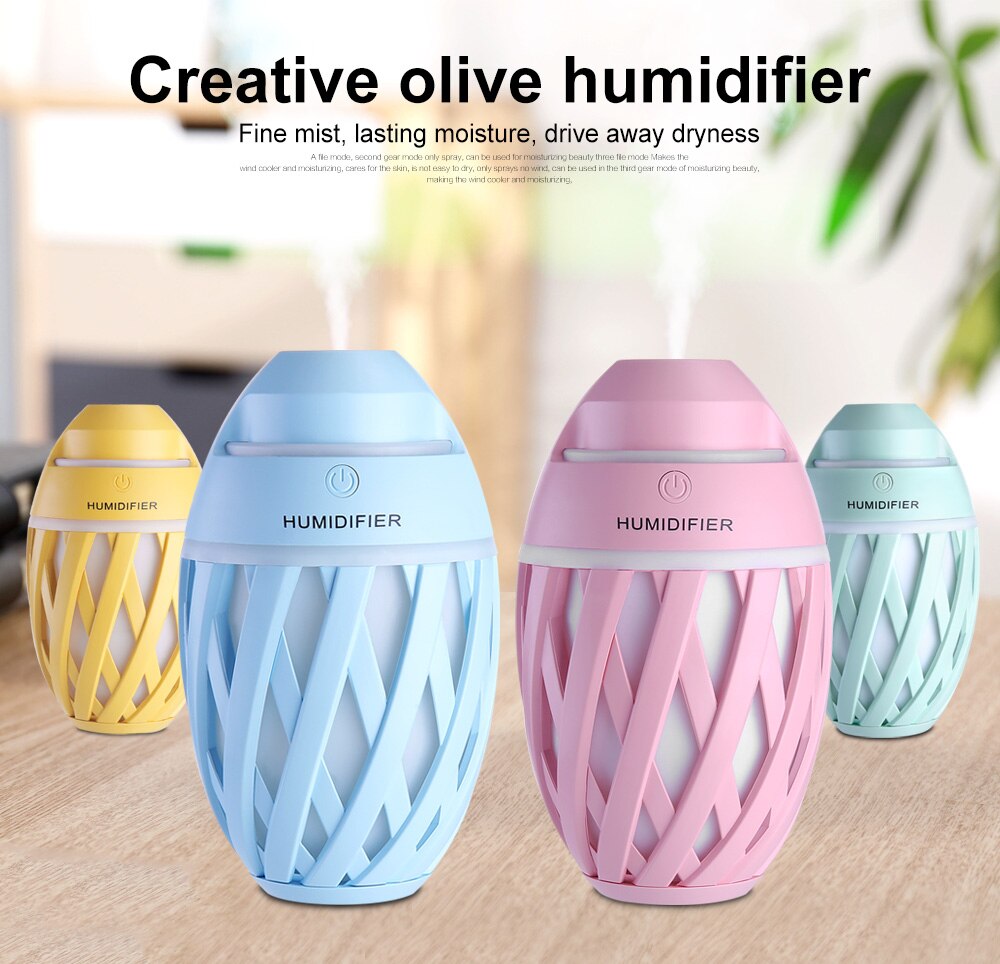 Title 1, Humidificador de aire USB LED Eléctrico Difusor...