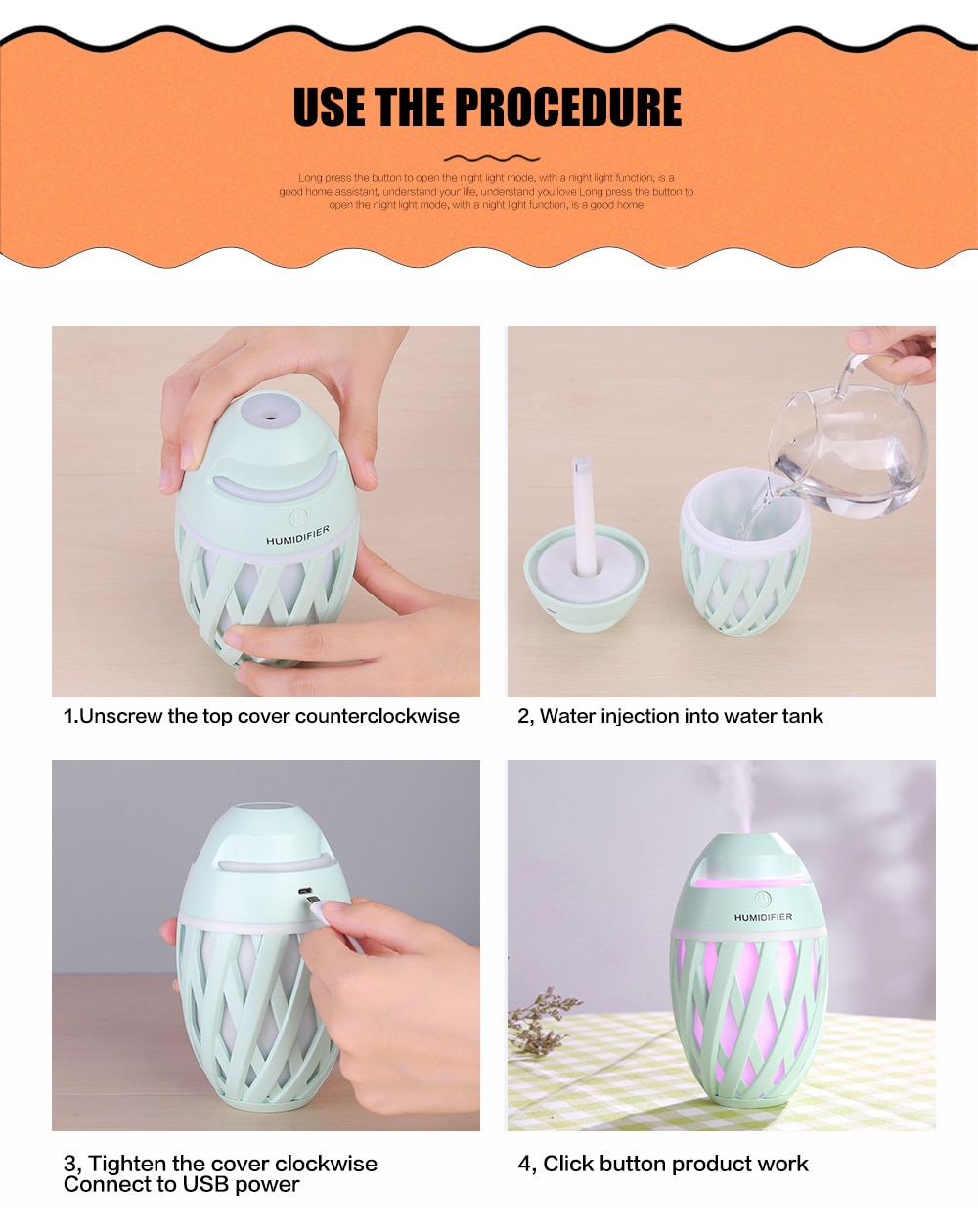 aroma essential oil diffuser ultrasonic humidifier