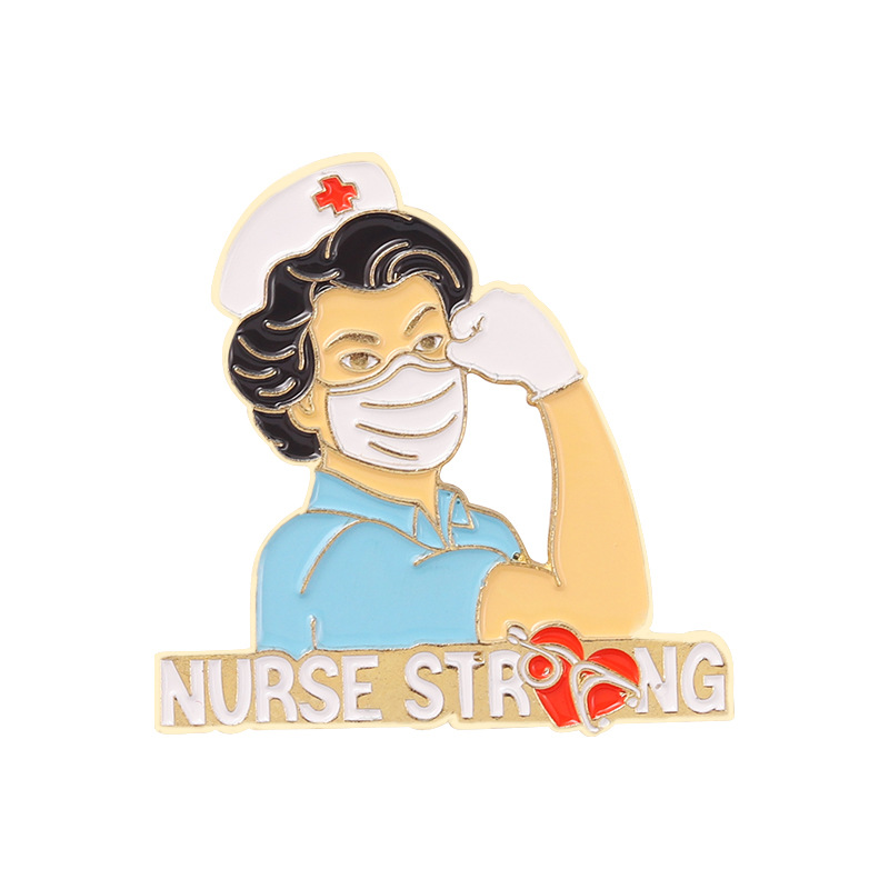 Title 6, Medical Series Alloy Brooch Refueling Female Nu...