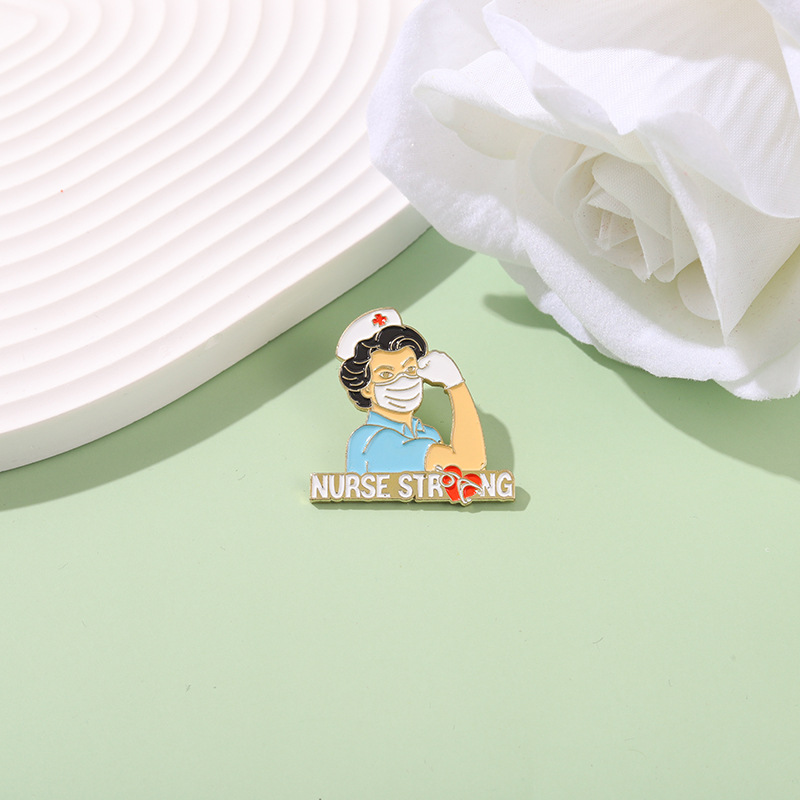 Title 13, Medical Series Alloy Brooch Refueling Female Nu...