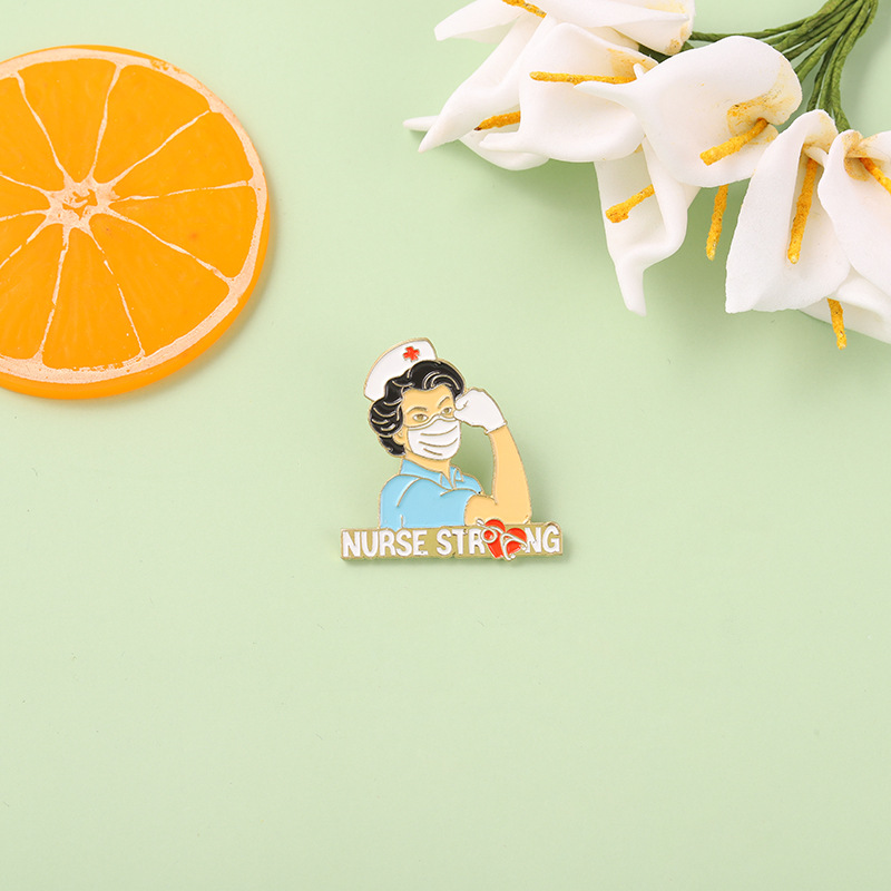 Title 14, Medical Series Alloy Brooch Refueling Female Nu...