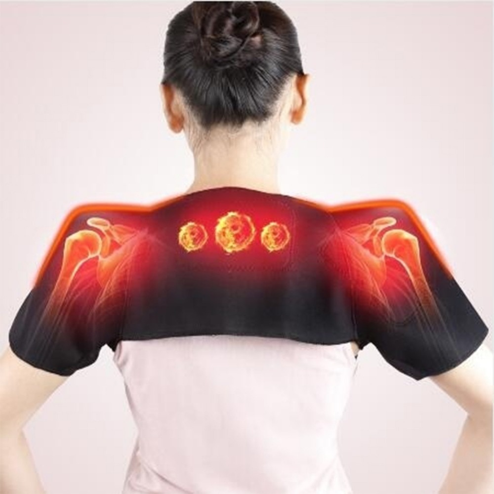 Title 2, Self-heating shoulder pads Relieve pain and mus...