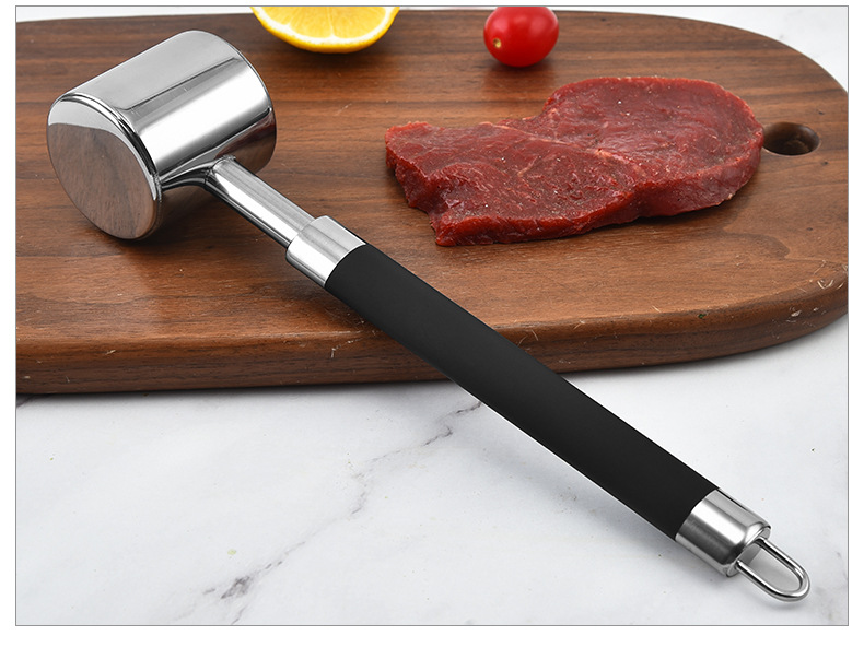 Title 5, Batticarne Rotondo Tenderizer per Carne - Ammor...