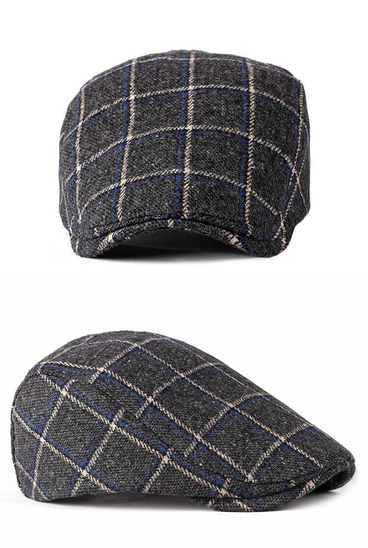 Title 6, Gorro Estilo Británico Retro para Hombre Boina ...