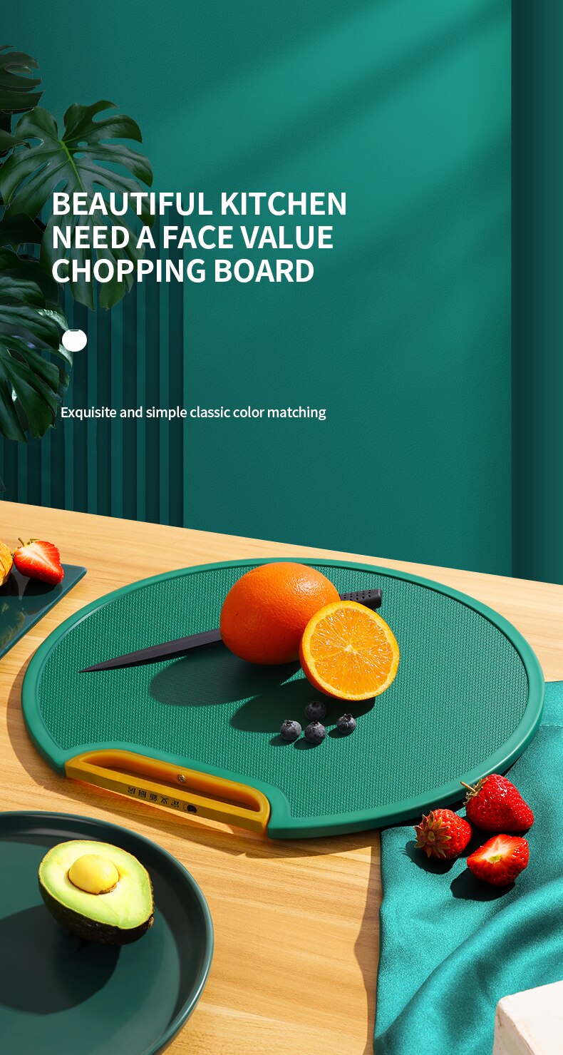 Title 3, Professional Plastic Cutting Board For Meat Veg...