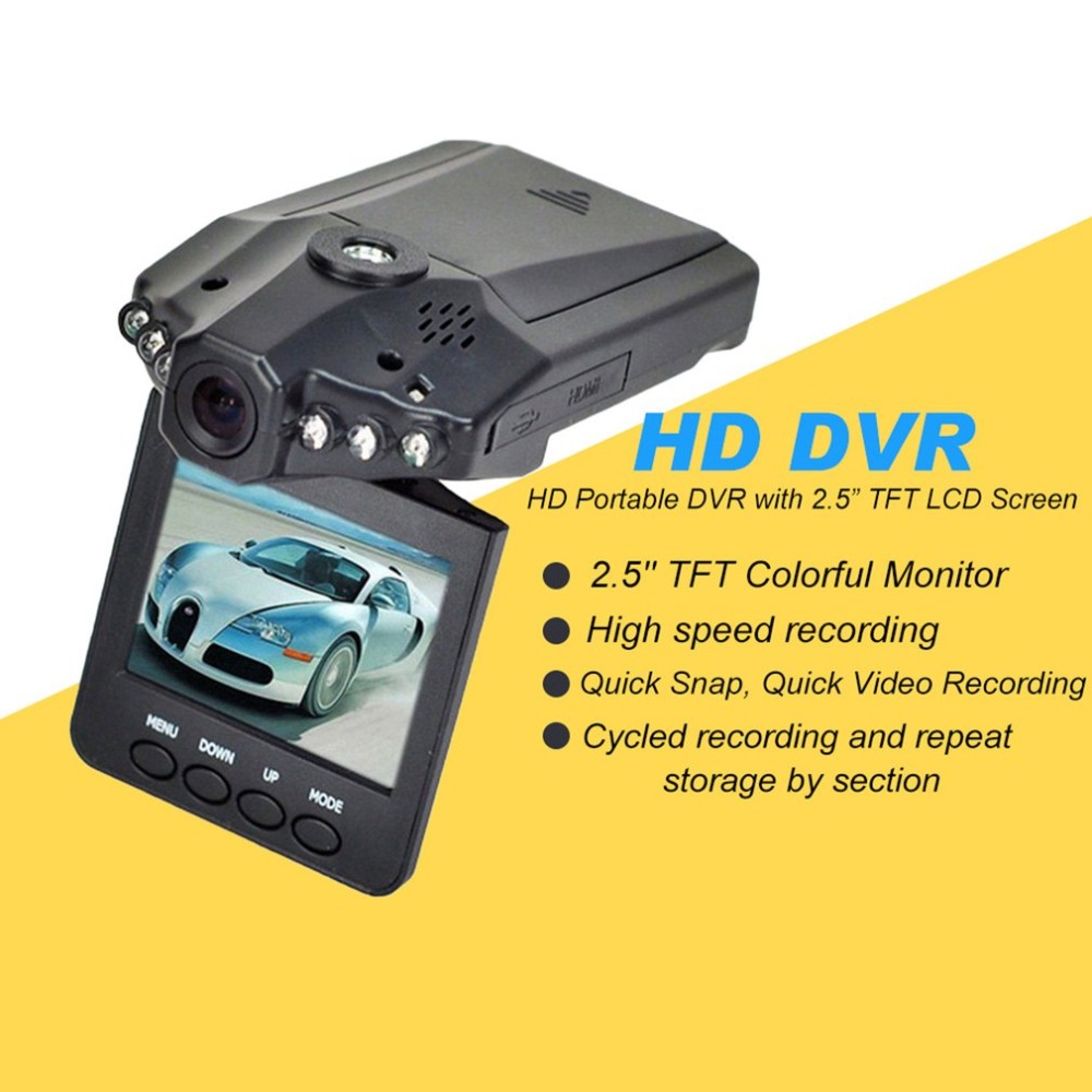 Title 8, Dash Cam per auto 2.5 pollici HD DVR LED, video...