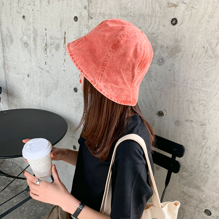 Title 30, Neuer gewaschener Denim Bucket Hat für Damen