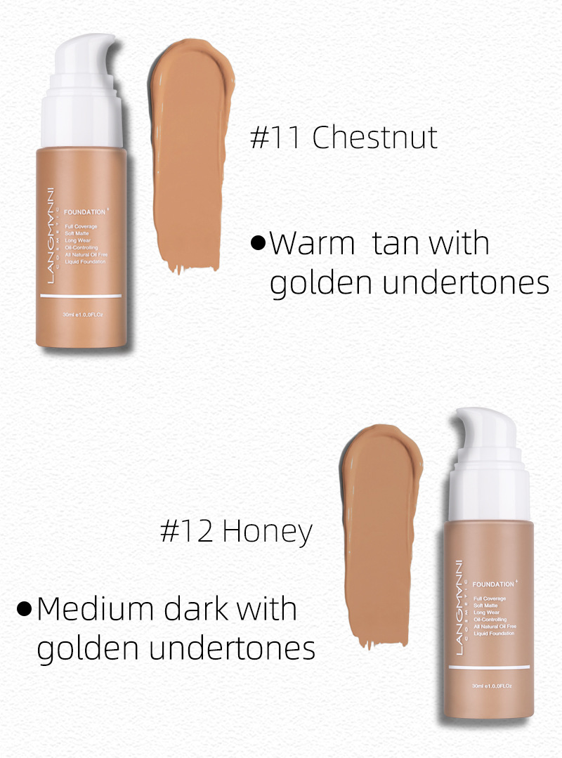 Title 10, Matte oil control concealer liquid foundation f...