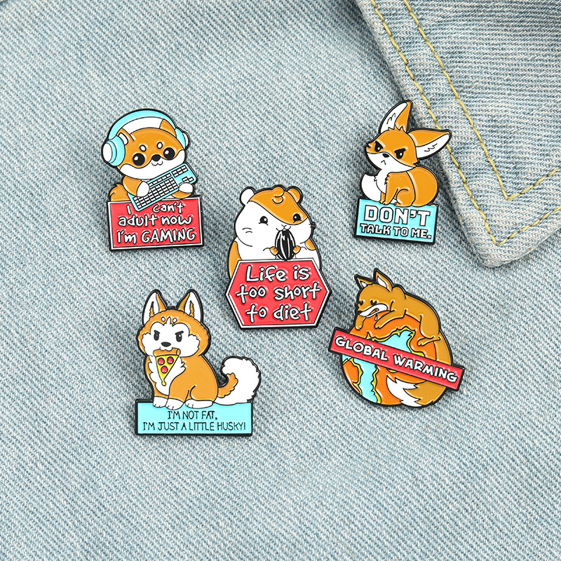 Title 3, Broches de animales adorables y creativos de di...