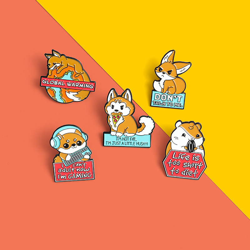 Title 4, Broches de animales adorables y creativos de di...