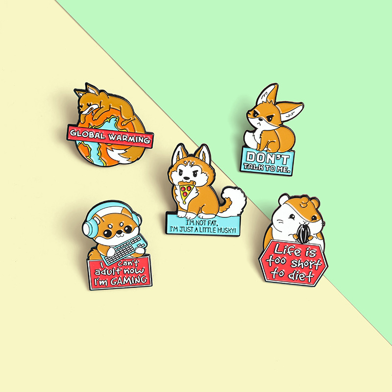 Title 5, Broches de animales adorables y creativos de di...