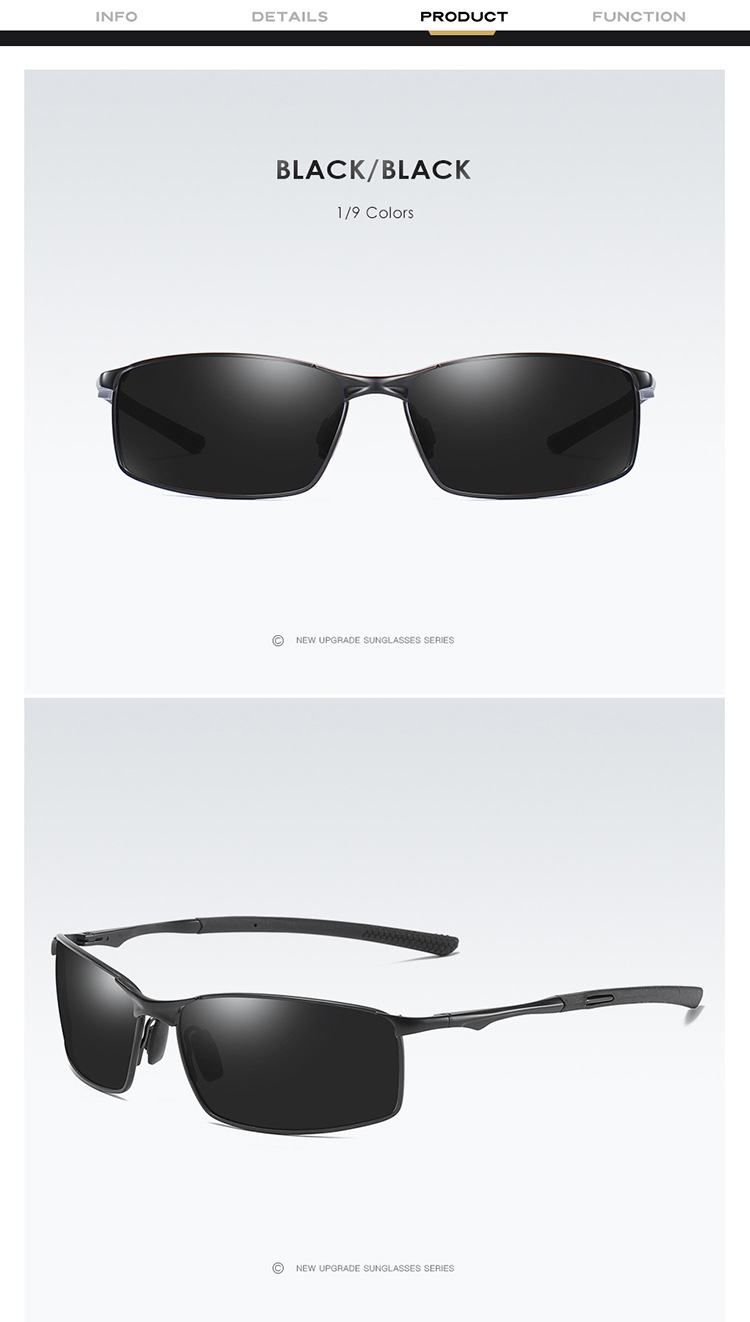 Title 5, Beliebte polarisierte Herren Metall-Sportbrille...