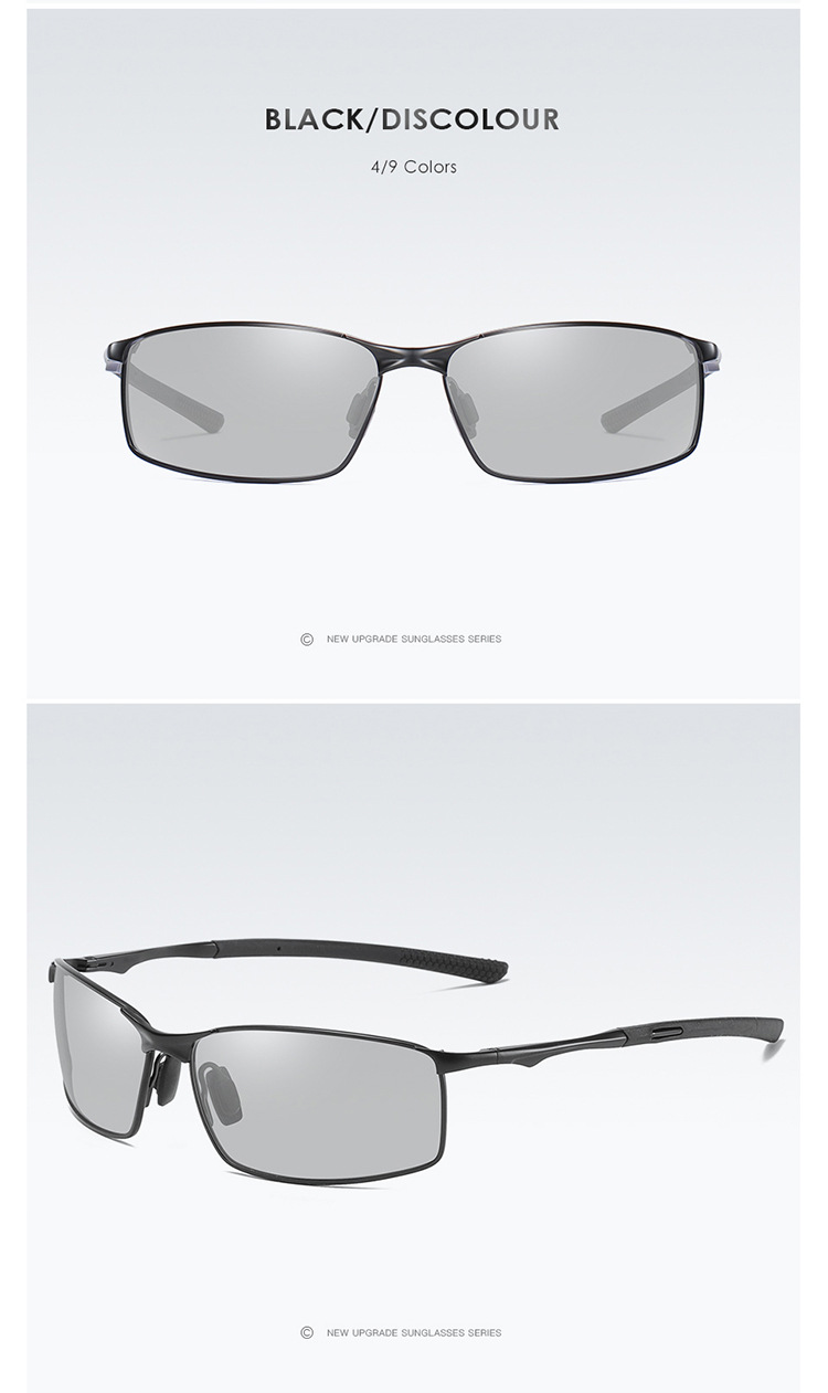 Title 8, Beliebte polarisierte Herren Metall-Sportbrille...