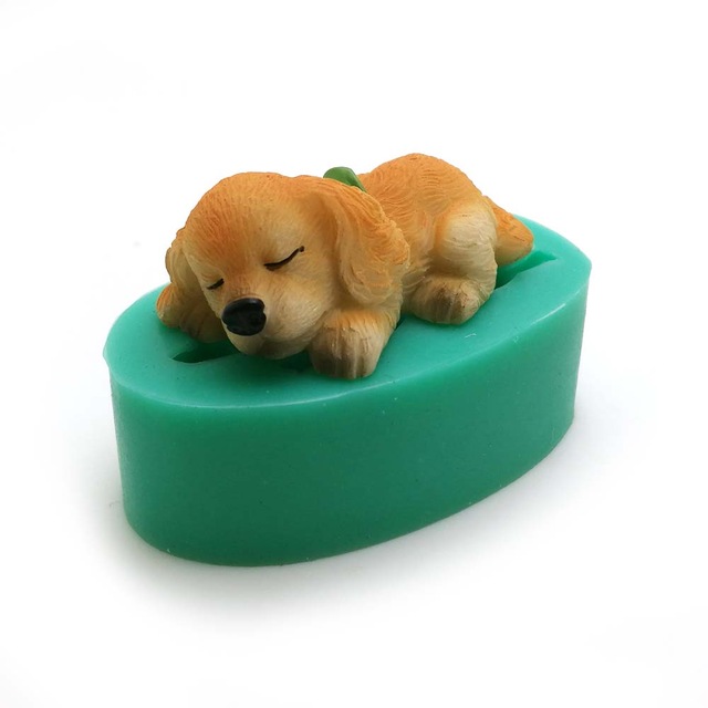 Title 3, Puppy Shape Silicone Mold Cake Decoration Corgi...